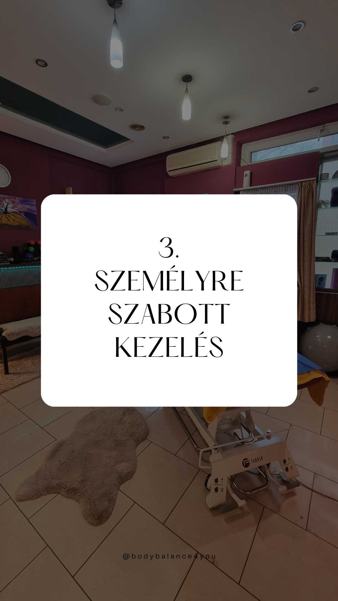 A vizsgálat alapján megkezdjük a kezelést. A gyógytornát szükség esetén manuálterápiával, fascia lazító technikákkal, Dorn terápiával vagy köpölyözéssel egészítjük ki.